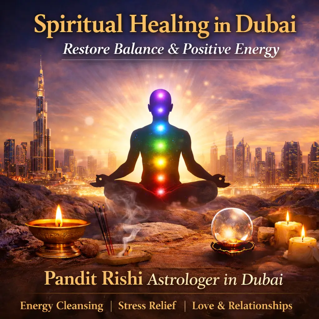 Pandit Rishi, astrologer and spiritual healer in Dubai,